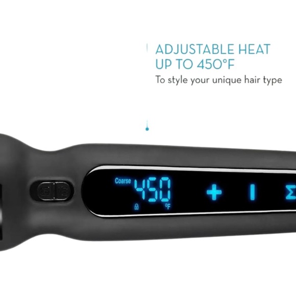 NIB Paul Mitchell Neuro Guide 1.25” Curling Iron | Titanium Beach Waves - Picture 3 of 7